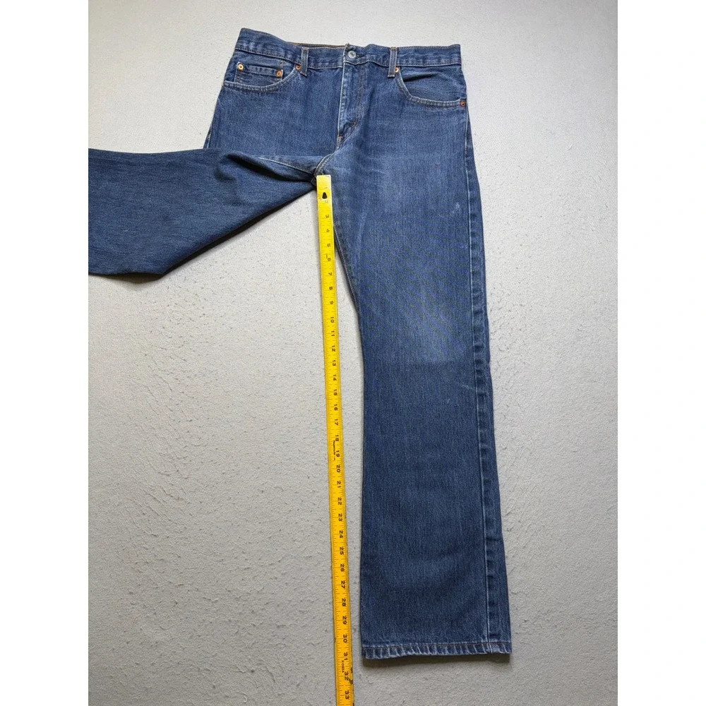 Levi's 517 Bootcut Jeans Mens 34x32 Blue Medium Wash Y2K Denim Classic Fit